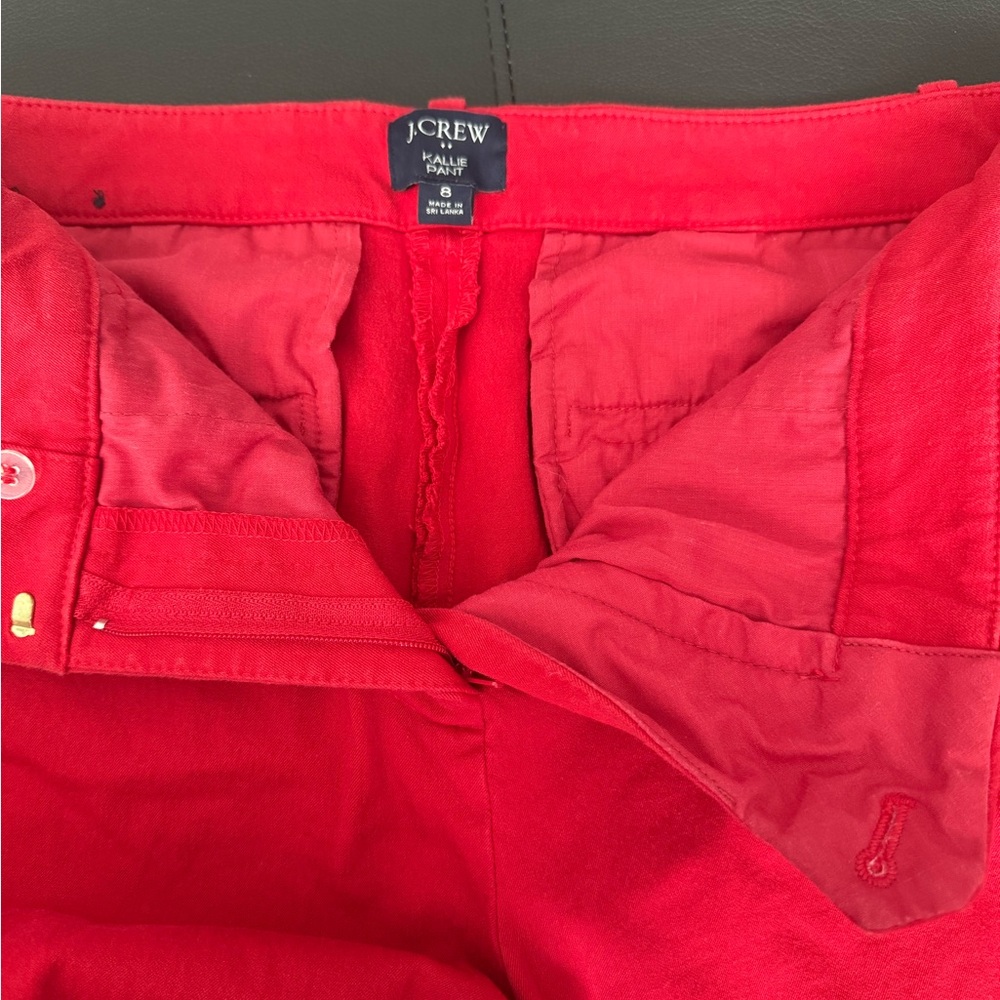 J. Crew Women's Red Pants